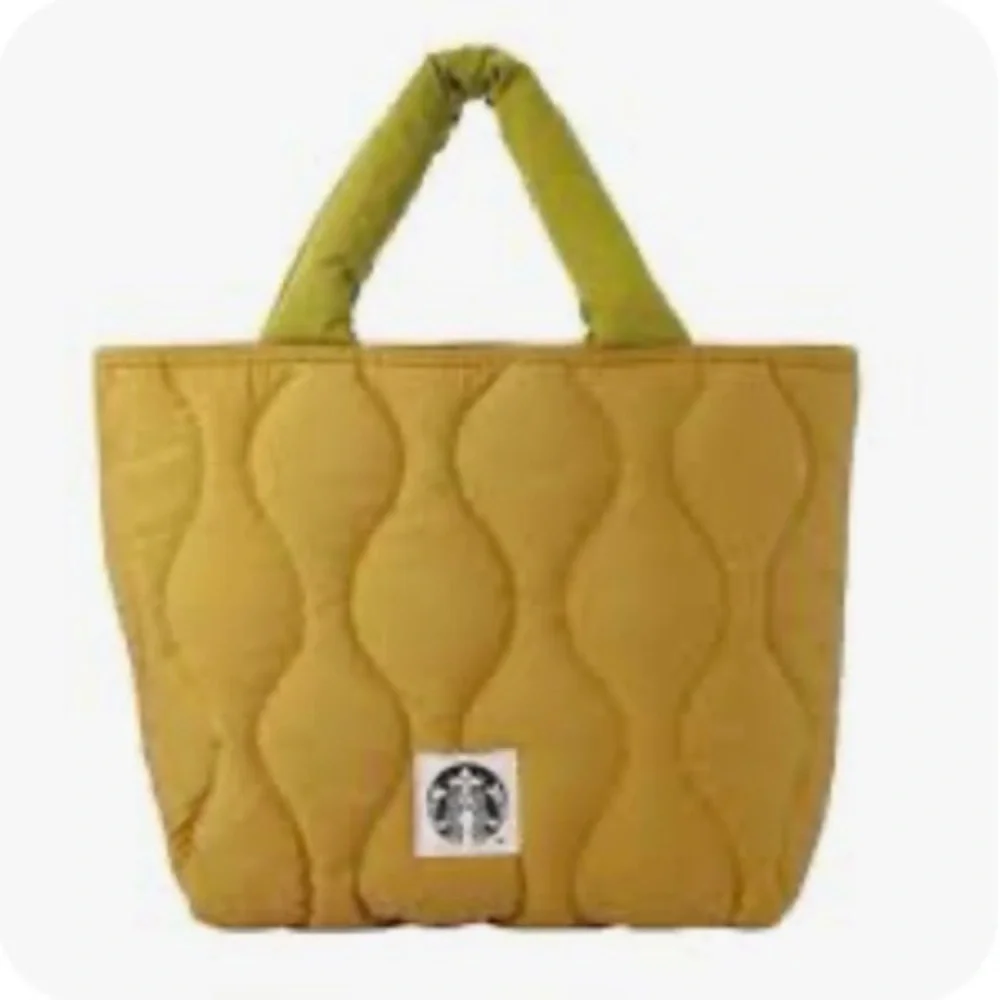 Starbucks RARE Lunar New Year Puffy Tote Bag - Picture 1 of 6